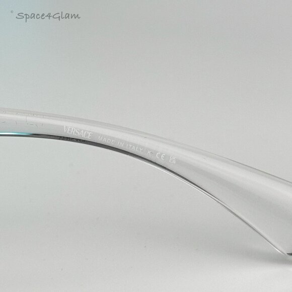 Versace Women Sunglasses Crystal Grey Mirror Blue Single Lens VE4461 148/6V NEW main image 9